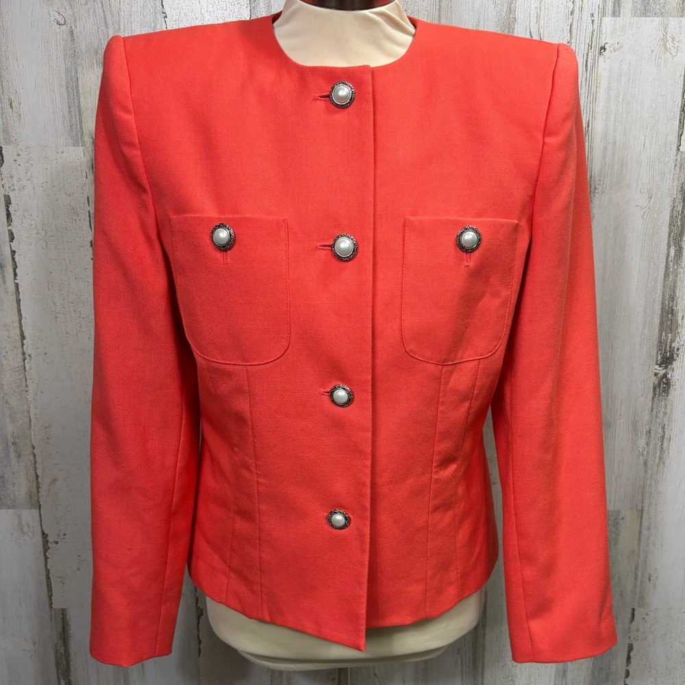 Kasper‎ Vintage Coral Blazer